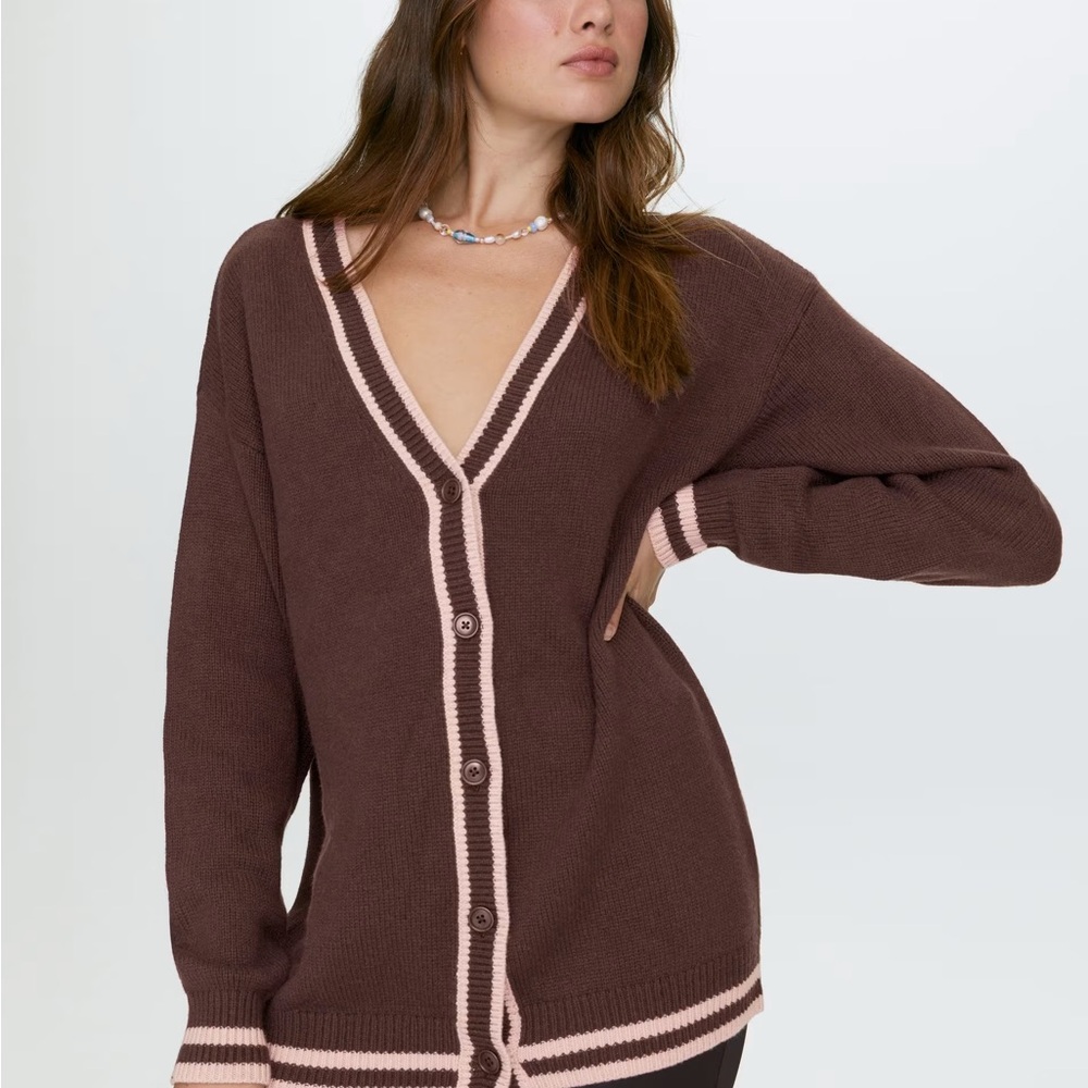Aritzia 100% cotton knit cardigan